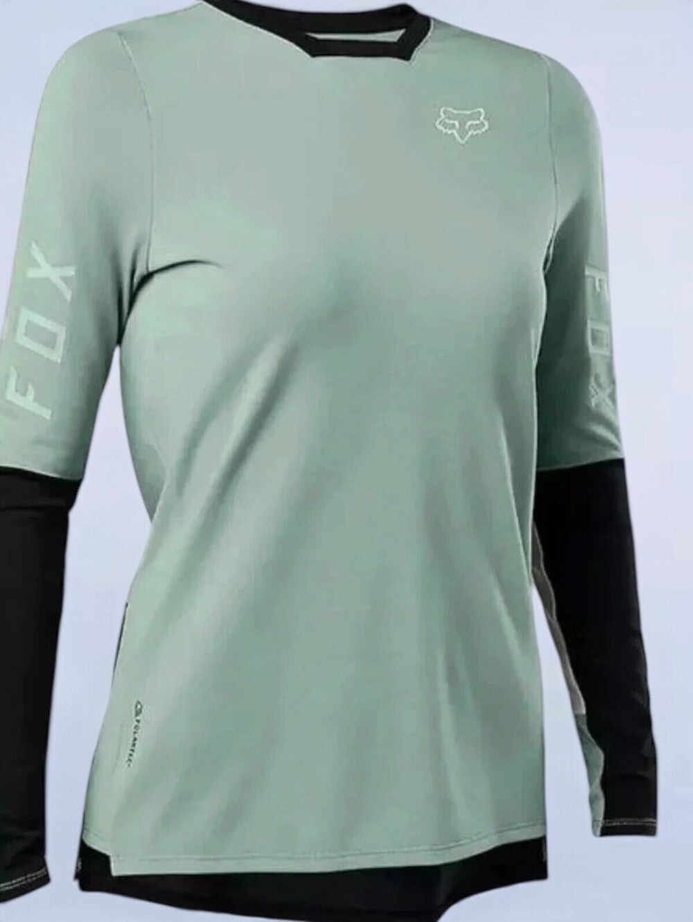 Fox Racing Defend Pro Long Sleeve Jersey in Eucalyptus - Size Extra Large